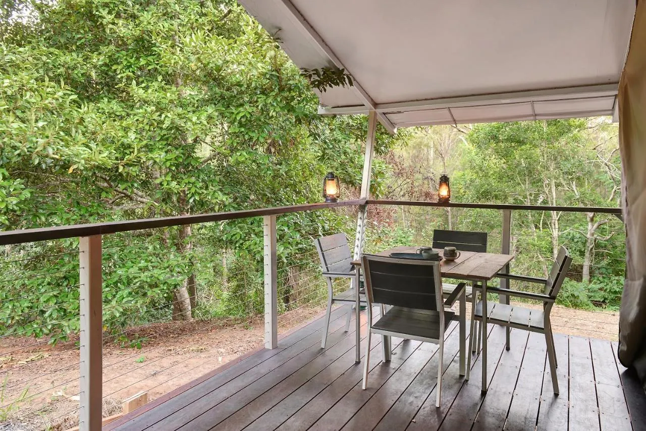 Luxury tent Starry Nights Luxury Camping Woombye Australia